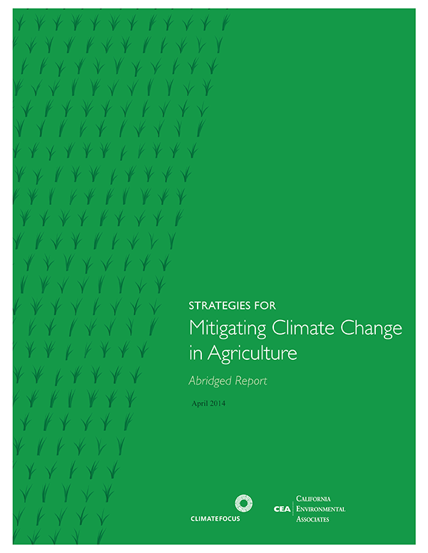Strategies for Mitigating Climate Change in Agriculture