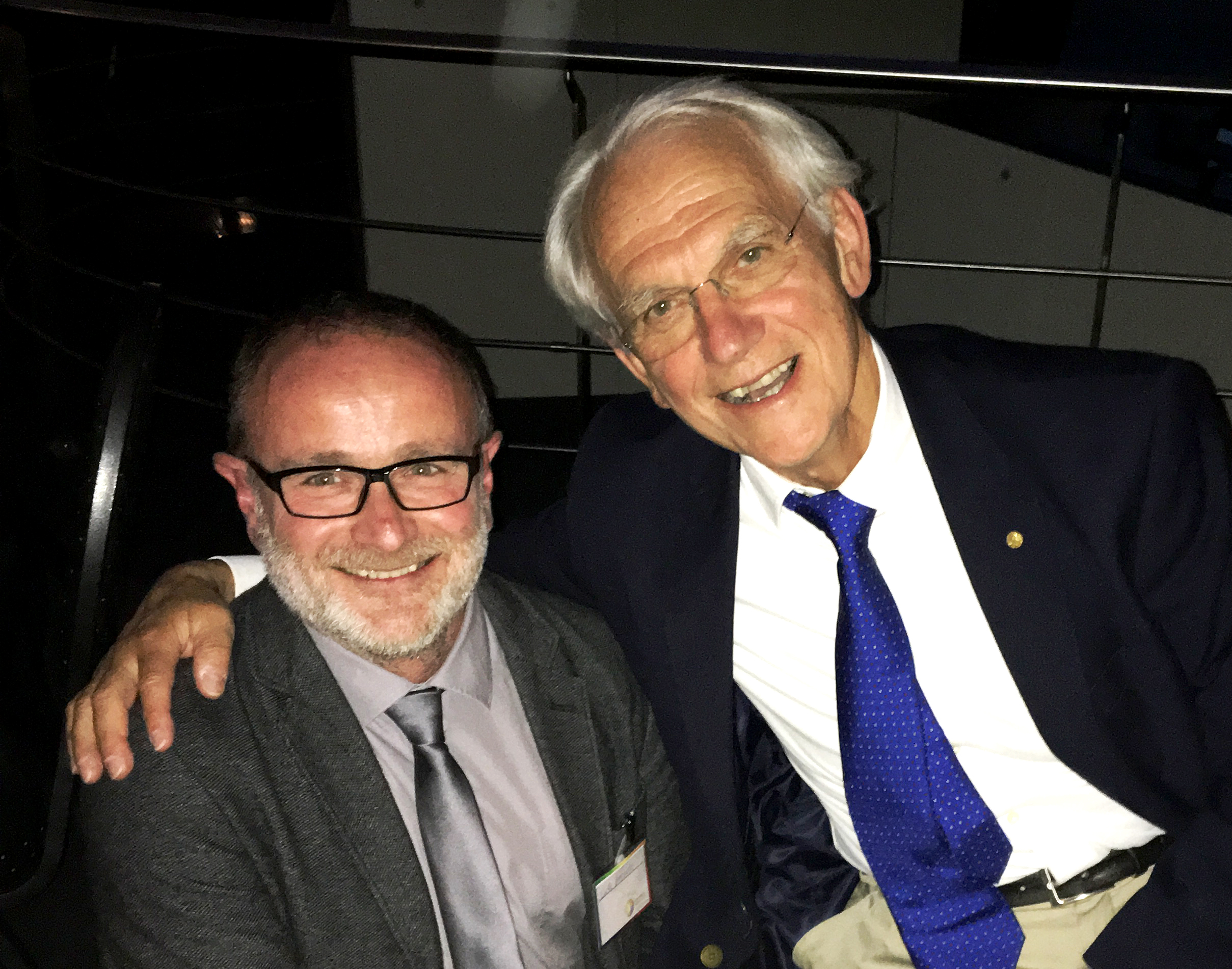 Alexandre Gatto and Gérard Mourou met at the Photonics Days in Jena. 
