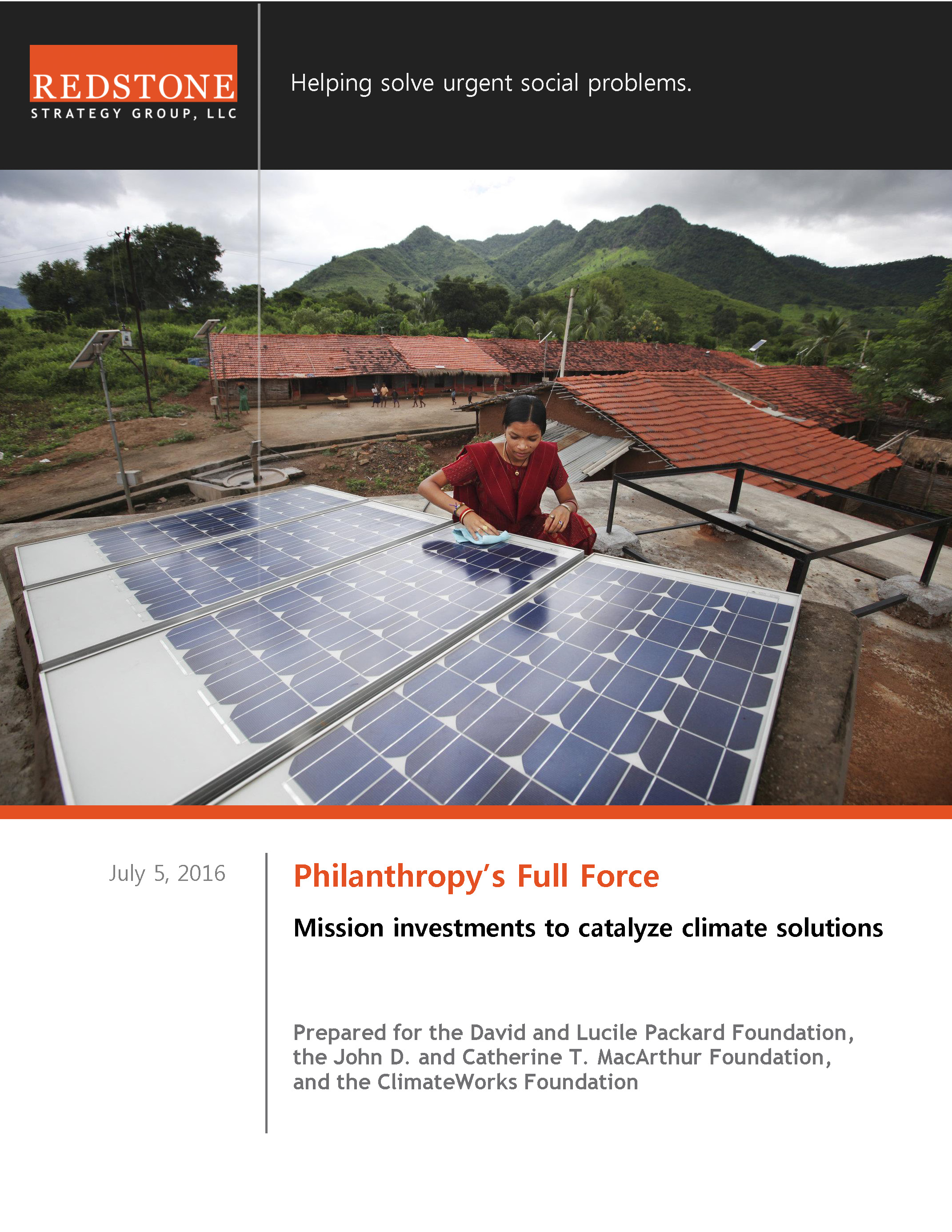 Mission investments to catalyze climate solutions